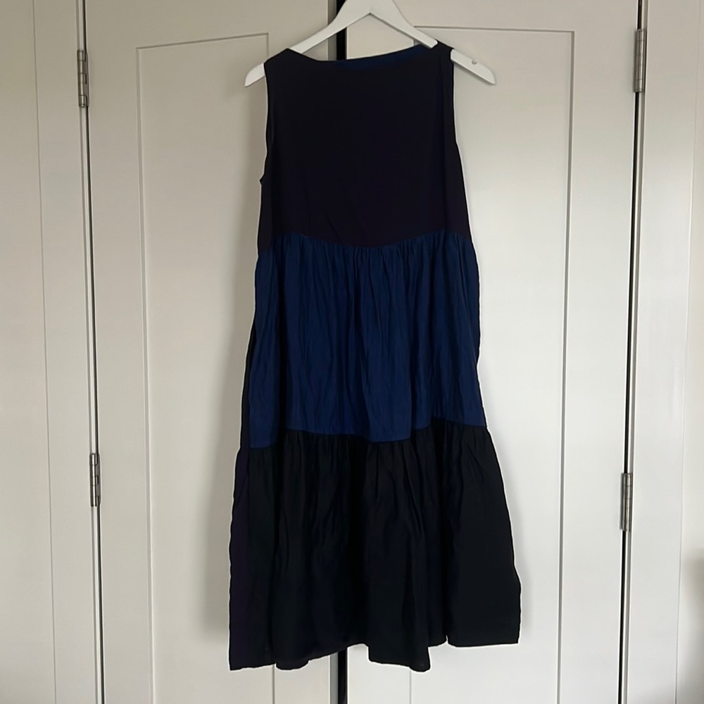 Daniela Gregis Linen Tiered Dress